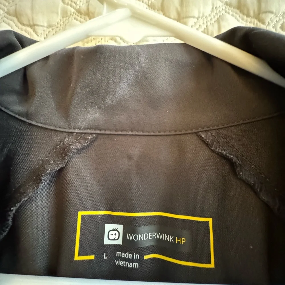 WonderWink Black lab coat - Picture 2 of 3